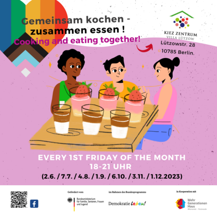 Gemeinsam kochen - zusammen essen ! Cooking and eating together!
