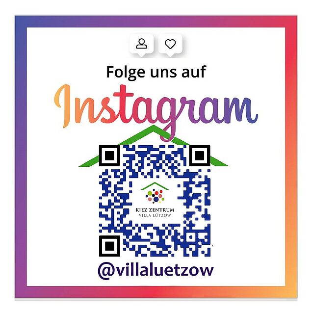 QR-Code zum Instagram der Villa Lützow